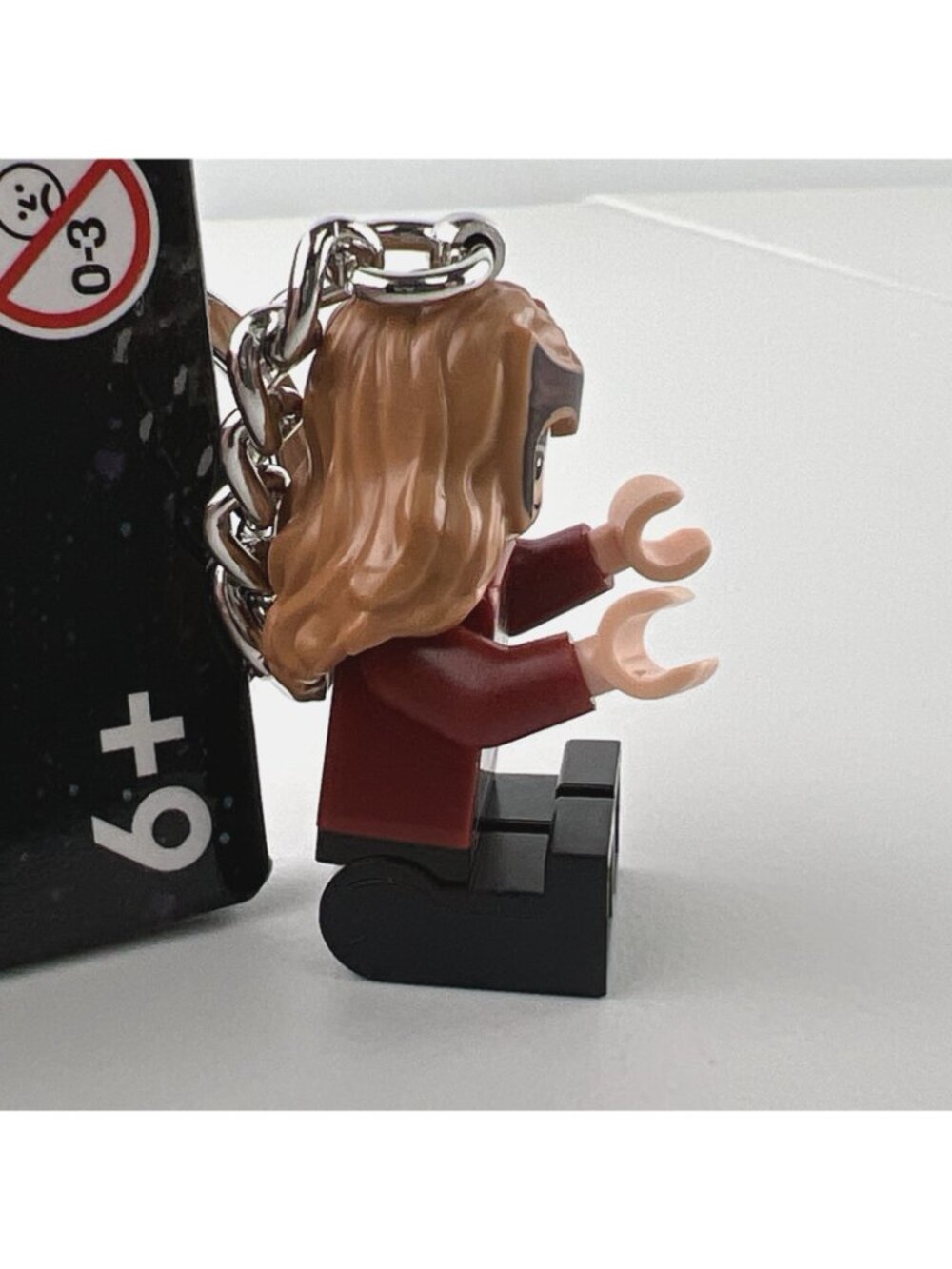 LEGO Scarlet Witch Minifigure Keychain 3" Wanda Maximoff Infinity Saga Marvel - Picture 6 of 8